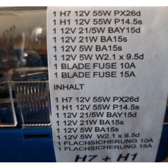 H7-H1 izzókészlet 10 db / 100 db