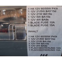 H4 izzókészlet 10 db / 100 db