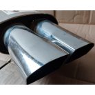 Univerzális dupla kipufogó dob - rozsdamentes acél