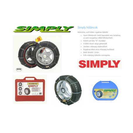 SIMPLY Hólánc Z60 karton - 4 pár hóláncot tartalmazó kiszerelés