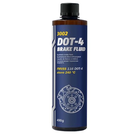 Mannol 3002 DOT4 fékfolyadék - 450 ml